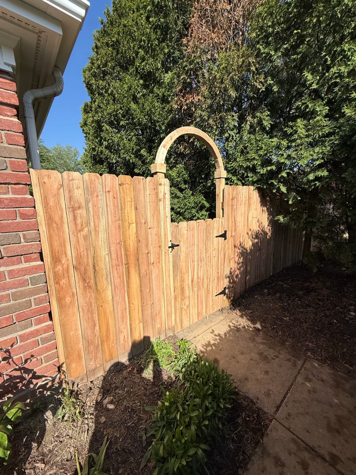 Custom Cedar Fence & Arbor